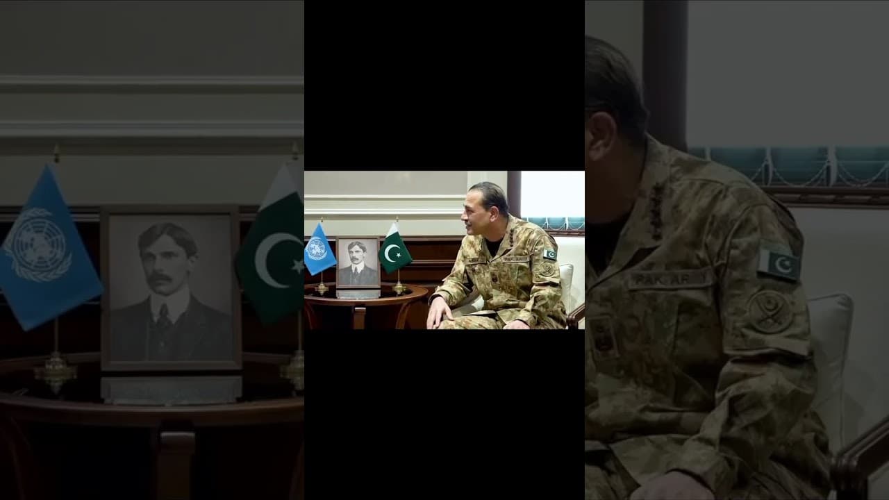 UN Secretary-General António Guterres Calls on Field Marshal Syed Asim Munir at GHQ